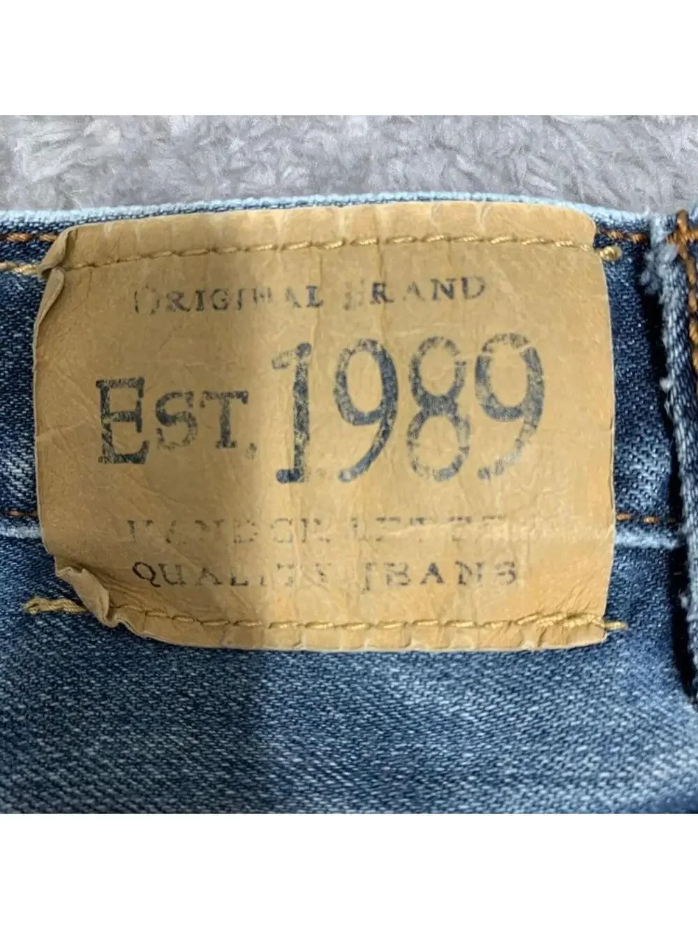 The Children's Place Bootcut Jeans Boys Size 8 Blue Medium Wash Adjustable Waist